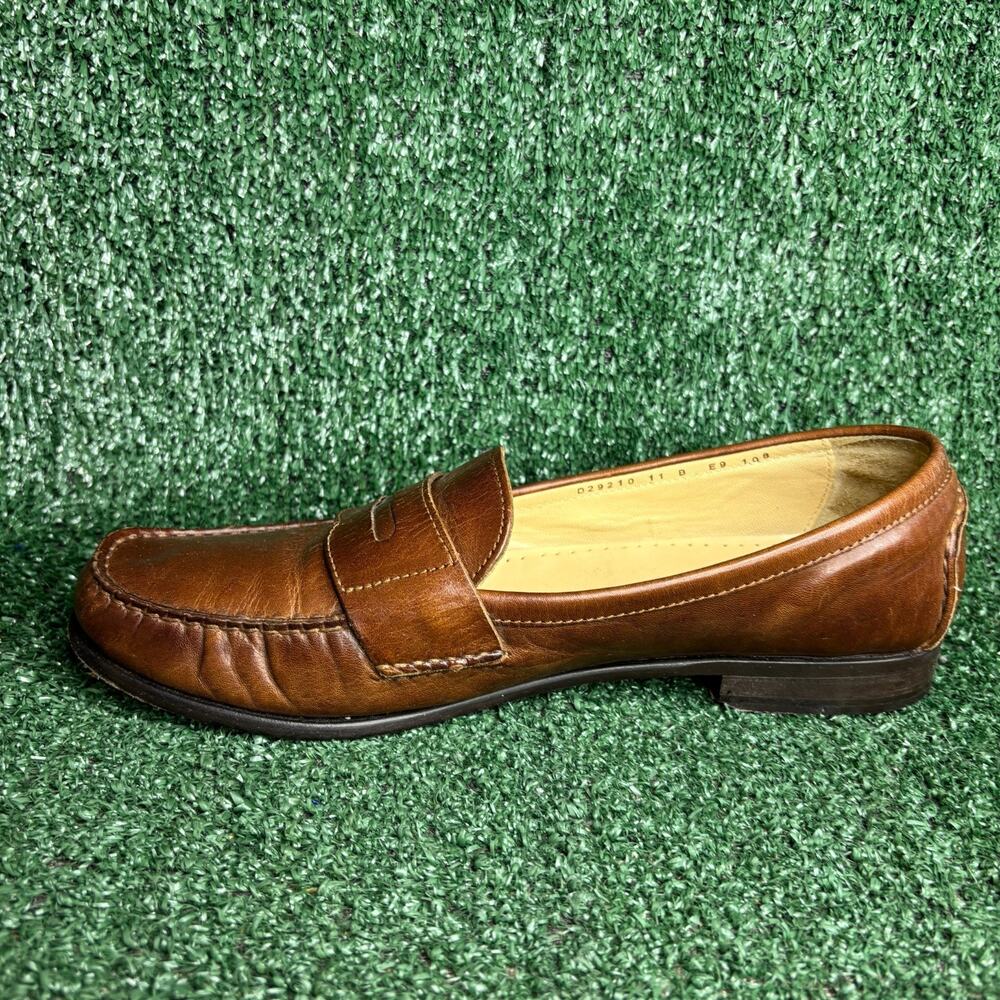 Cole Haan Penny Loafers Leather Slip On Moccasin Classic Brown Womens 11 B - Picture 7 of 13